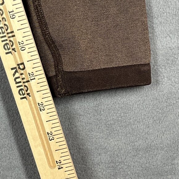 COS Women's Leggings XS‎ Brown Seamless Compression Quick Dry Ribbed Panels - Picture 9 of 9